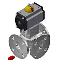 BUROCCO氣動(dòng)球閥開(kāi)-關(guān)，VSP / 3V-FL UNI PN 10/16。漢達(dá)森代理