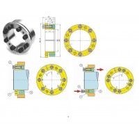 BIKON-Technik聯(lián)軸器1003 45x75用于各個行業(yè)，如風(fēng)力站、鋼廠
