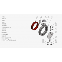 Warex DKZ APS?系列蝶閥，可在 -40 °C 至 +200 °C 的溫度范圍內使用