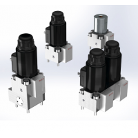 瑞士Bieri Hydraulik 換向座閥 WVH-4B，流量高達 12 升/分鐘
