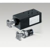 Bieri Hydraulik 截止閥AV700，在高達 700 bar 的任何壓力下鎖定液壓連接