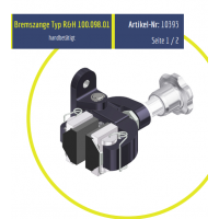 Rietschoten 機(jī)械制動(dòng)器R&H 100.098.01型，制動(dòng)力高達(dá) 880 N