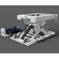 PRO-HUB 皮帶升降臺，最大高達 600 mm/s，最大有效載荷 10 t