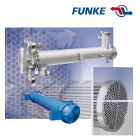 FUNKE 管殼式換熱器，主要用于冷卻潤滑油和液壓油或水的加熱