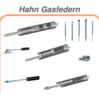 HAHN Gasfedern 提供各種材料的氣張力彈簧，鋼或不銹鋼